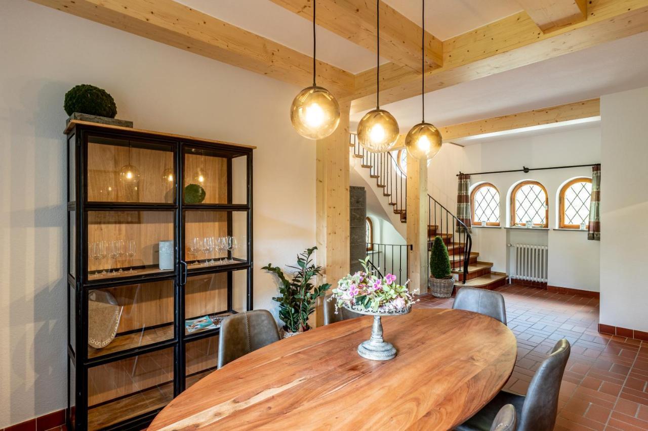 Landhaus Karbach Komplett Oder Einzelne Wohneinheiten Villa Inkl Sauna Bzw Waldhaeuschen Hirten Ngoại thất bức ảnh